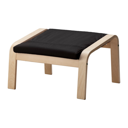 POÄNG Coussin repose-pieds IKEA Facile à entretenir, la housse est amovible et lavable en machine. 