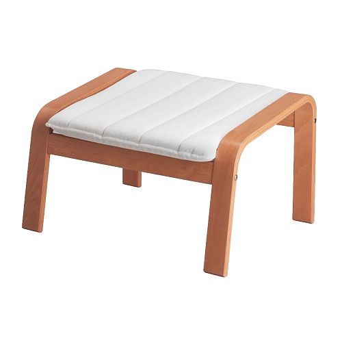 POÄNG Repose-pieds IKEA Structure en multiplis de hêtre, un matériau très résistant. 