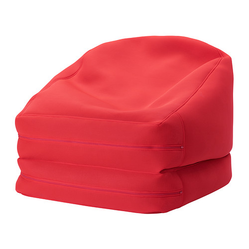RISÖ Fauteuil poire, intérieur/extérieur rouge, IKEA