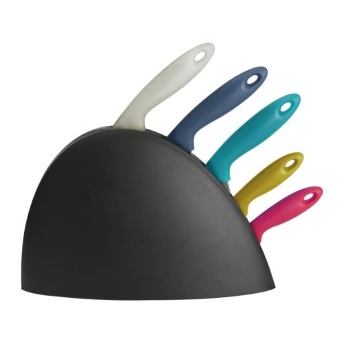 SLIPAD Range-couteaux /5 couteaux IKEA Le support peut être séparé en deux pour faciliter le nettoyage. 