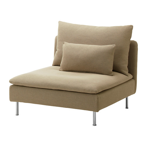SÖDERHAMN Module 1 place IKEA Un salon dont les éléments peuvent être utilisés ensemble ou de façon indépendante.   A combiner à votre guise. 