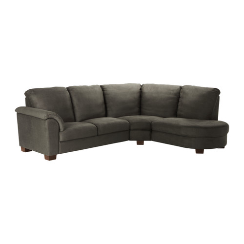 TIDAFORS Canapé d'angle droit IKEA Dossier haut offrant un bon soutien de la nuque et de la tête. 