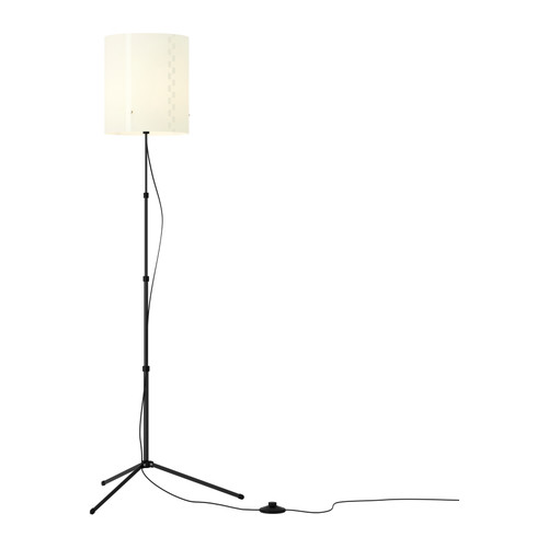 TROGSTA Lampadaire IKEA Hauteur réglable à adapter selon vos besoins. Donne une lumière douce et tamisée.