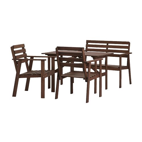 TULLERÖ Table, banquette et 2 fauteuils IKEA