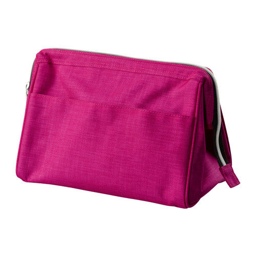 UPPTÄCKA Trousse de toilette IKEA Facile de trouver ce que vous cherchez dans la trousse de toilette car elle s'ouvre intégralement. 