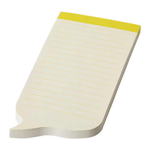 VÄLBEKANT Blocnotes magnétique IKEA