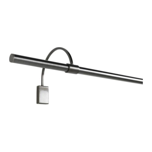 VERKLIG Set tringle à rideau IKEA Set complet et prêt à monter, comprenant fixations murales, tringle à rideau et embouts. 