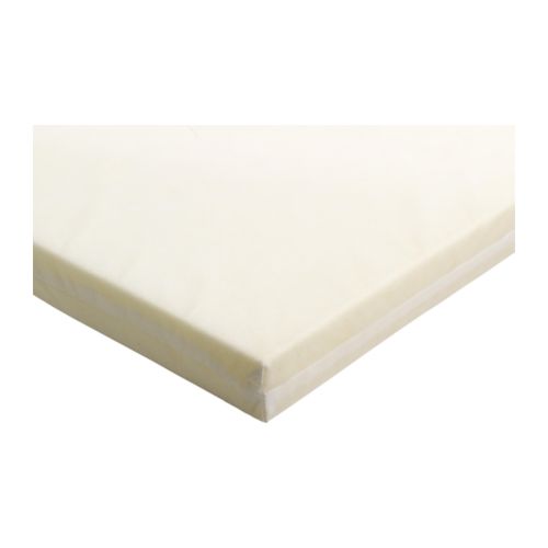 VYSSA SLAPPNA Matelas pour lit bébé IKEA Pour bébés et jeunes enfants.  Revêtement amovible et lavable ; pour un environnement hygiénique pour le bébé. 