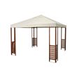 IKEA ÄPPLARÖ gazebo The air vent reduces wind pressure and allows heat to circulate.