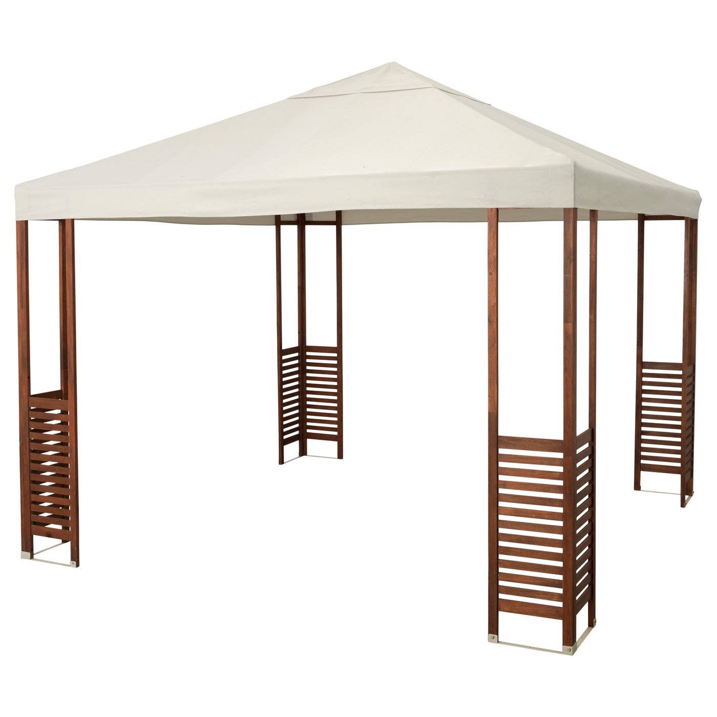 IKEA ÄPPLARÖ gazebo The air vent reduces wind pressure and allows heat to circulate.