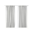 IKEA AINA curtains, 1 pair The curtains can be used on a curtain rod or a curtain track.