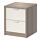 IKEA ASKVOLL chest of 2 drawers Smooth running drawers with pull-out stop.