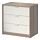 IKEA ASKVOLL chest of 3 drawers Smooth running drawers with pull-out stop.