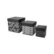 IKEA AVSIKTLIG box with lid, set of 3