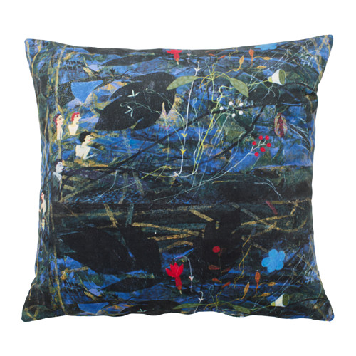 IKEA AVSIKTLIG cushion Cotton velvet gives depth to the colour and softness to the touch.