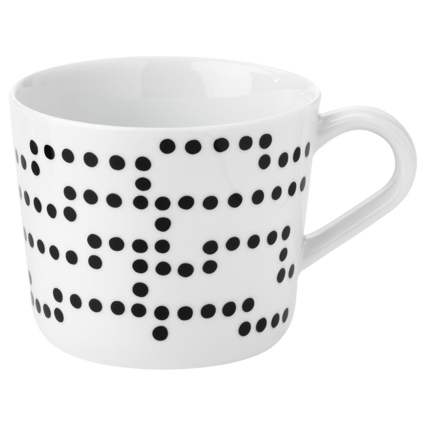 IKEA AVSIKTLIG mug Made of feldspar porcelain, which makes the mug impact resistant and durable.