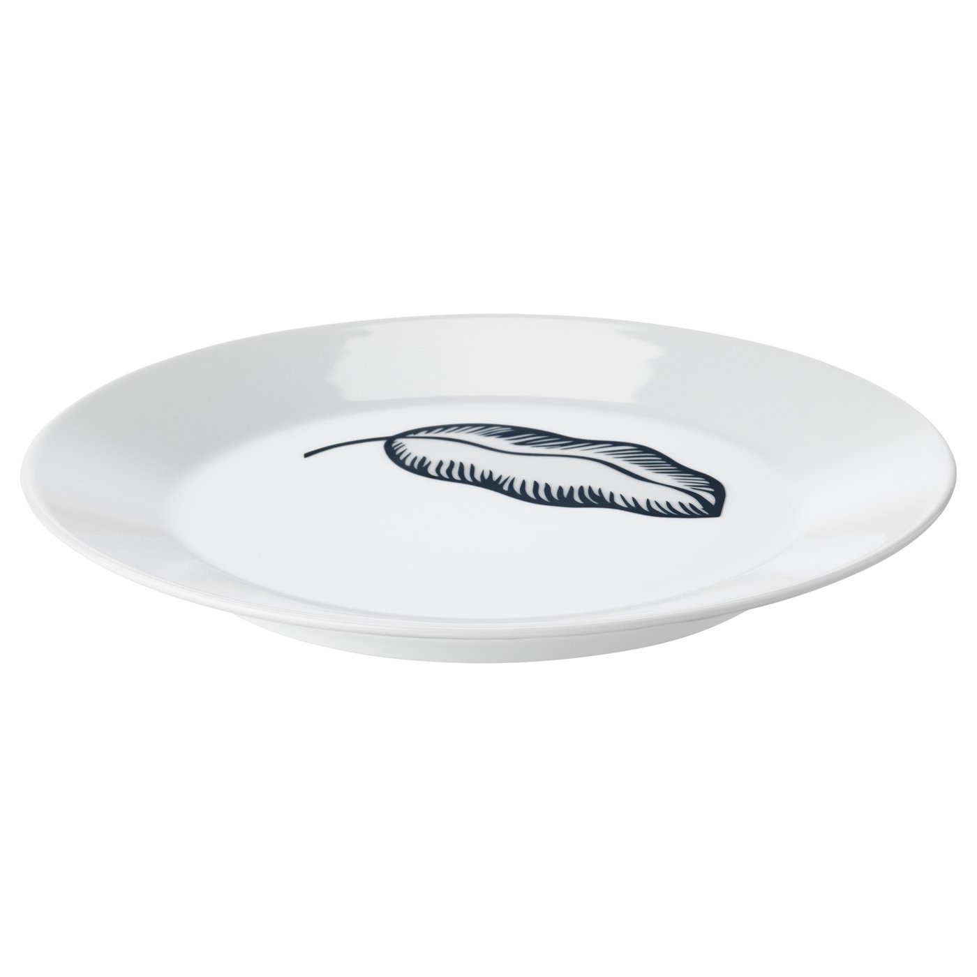 IKEA AVSIKTLIG plate Made of feldspar porcelain, which makes the plate impact resistant and durable.