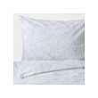 IKEA AVSIKTLIG quilt cover and 2 pillowcases Concealed press studs keep the quilt in place.