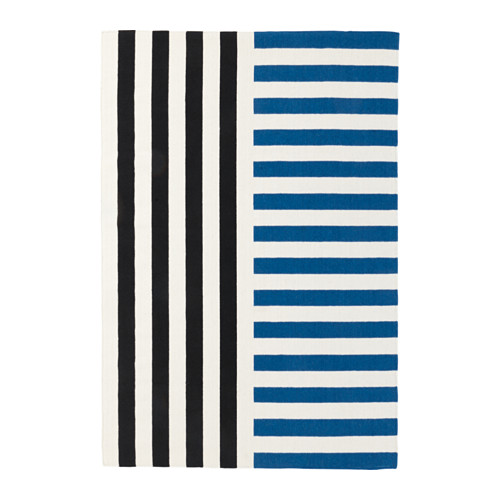 IKEA AVSIKTLIG rug, flatwoven Easy to vacuum thanks to its flat surface.