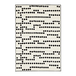 IKEA AVSIKTLIG rug, low pile The thick pile dampens sound and provides a soft surface to walk on.