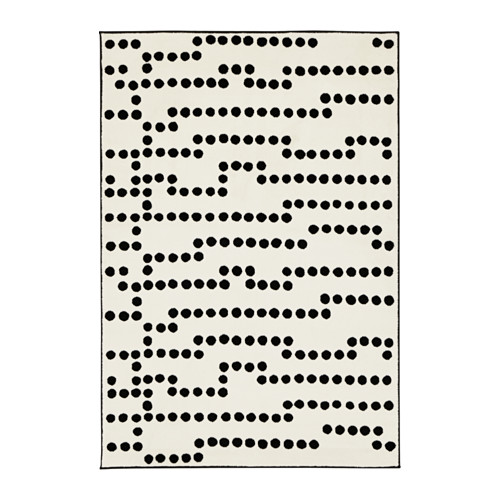 IKEA AVSIKTLIG rug, low pile The thick pile dampens sound and provides a soft surface to walk on.