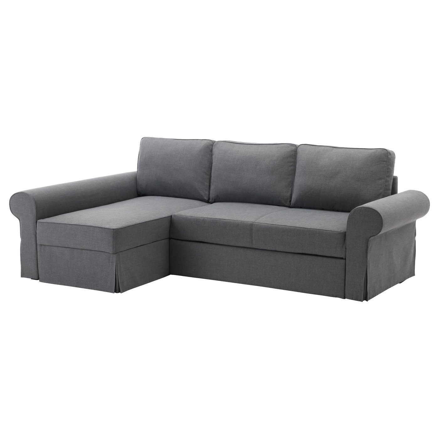 BACKABRO Cover Sofa Bed With Chaise Longue Nordvalla Dark Grey IKEA BACKABRO Cover Sofa Bed With Chaise Longue Nordvalla Dark Grey IKEA