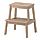 IKEA BEKVÄM step stool Solid wood is a hardwearing natural material.