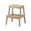 IKEA BEKVÄM step stool Solid wood is a hardwearing natural material.