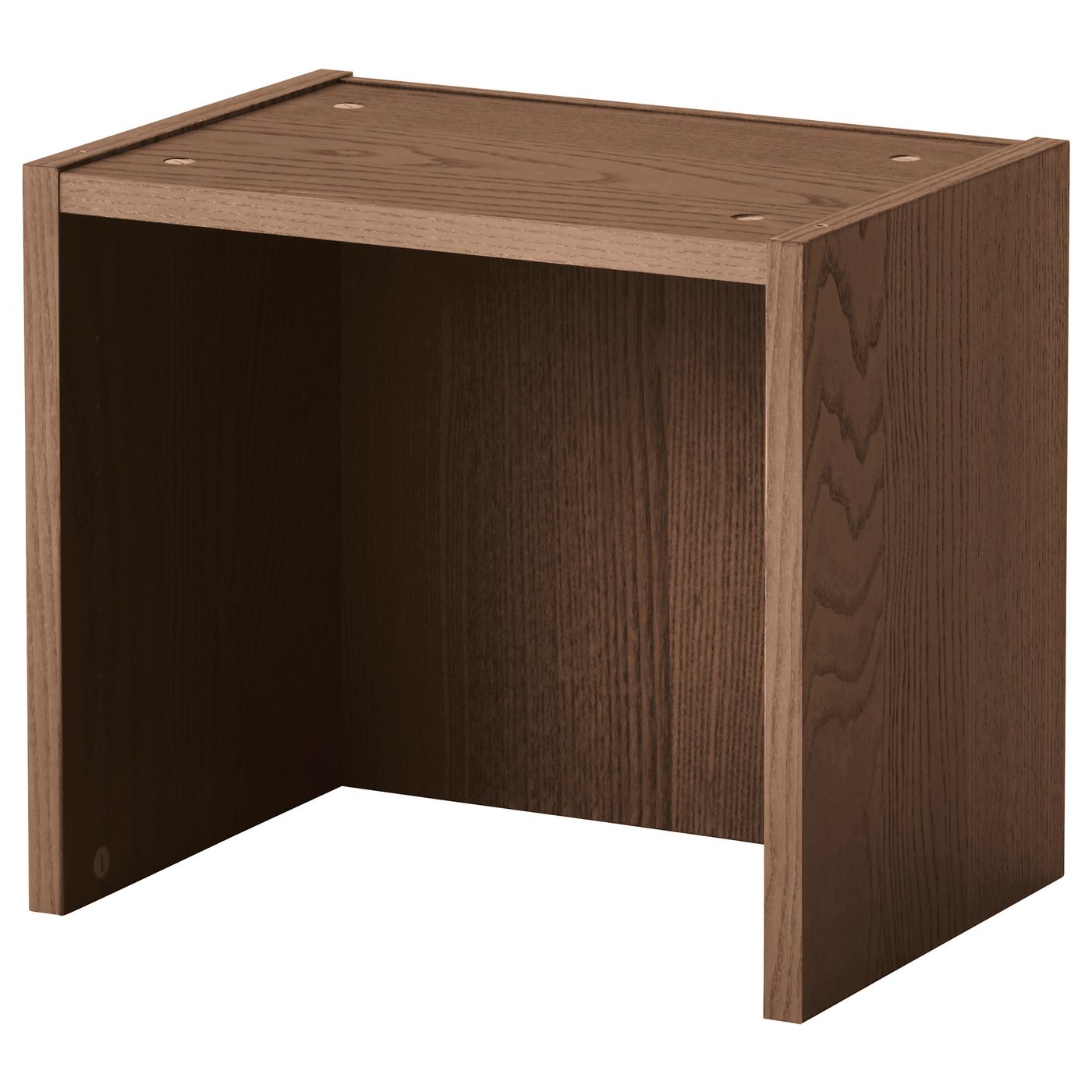 IKEA BILLY height extension unit Surface made from natural wood veneer.