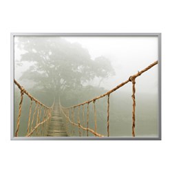 IKEA BJÖRKSTA picture with frame The picture and frame come in separate packages.