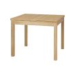 IKEA BJURSTA extendable table 2 pull-out leaves included.