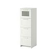IKEA BRIMNES chest of 4 drawers Smooth running drawers with pull-out stop.