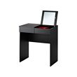 IKEA BRIMNES dressing table Drawer stops prevent the drawer from being pulled out too far.