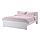 IKEA BRUSALI bed frame Adjustable bed sides allow you to use mattresses of different thicknesses.