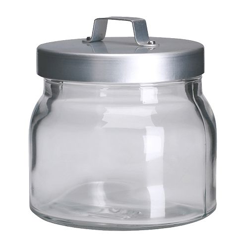 clear glass container