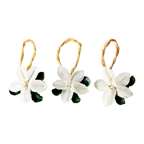 DOFTA Hanging decoration IKEA A decorative flower that you can hang wherever you want to spread a pleasant scent. 