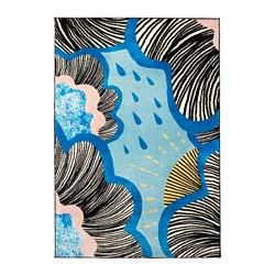 IKEA DOFTRANKA rug, low pile The thick pile dampens sound and provides a soft surface to walk on.