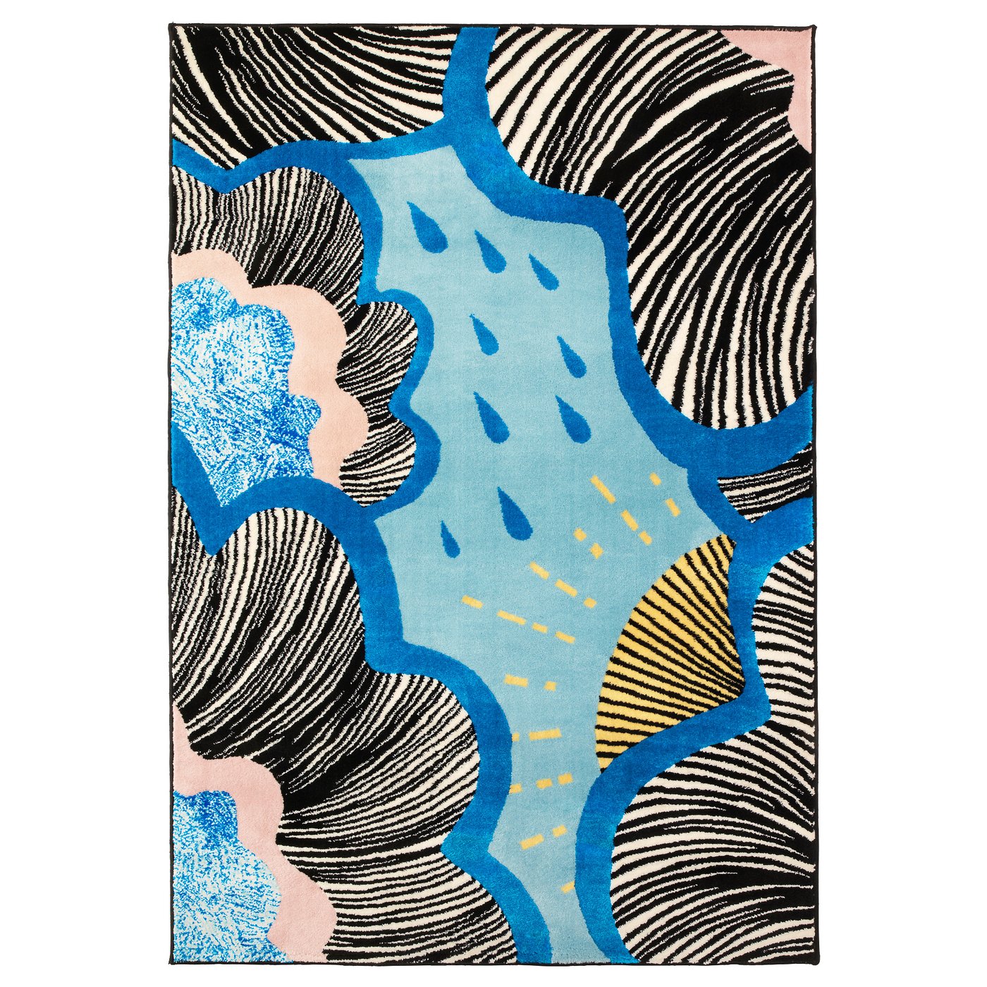 IKEA DOFTRANKA rug, low pile The thick pile dampens sound and provides a soft surface to walk on.