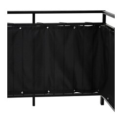 IKEA DYNING balcony privacy screen Shields from wind and sun and increases privacy on the balcony.