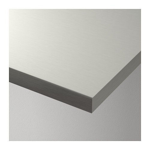 EKBY MOSSBY Shelf Stainless steel 119x28 cm IKEA