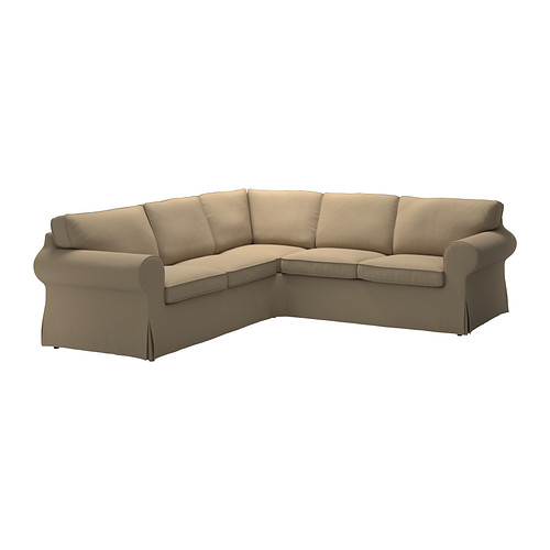 EKTORP Corner sofa 2+2 IKEA Easy to keep clean; removable dry-clean cover. 