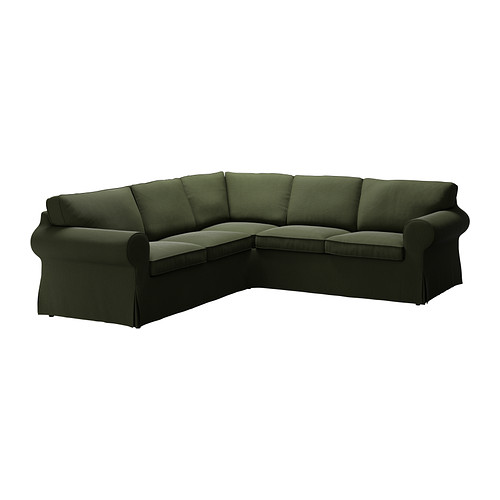 EKTORP Corner sofa 2+2 IKEA Easy to keep clean; removable dry-clean cover. 