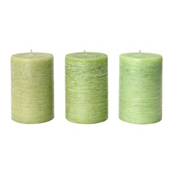 IKEA FÖRSÖKA unscented block candle