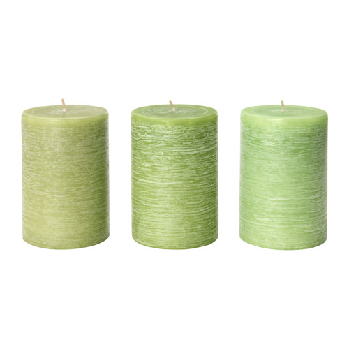 IKEA FÖRSÖKA unscented block candle