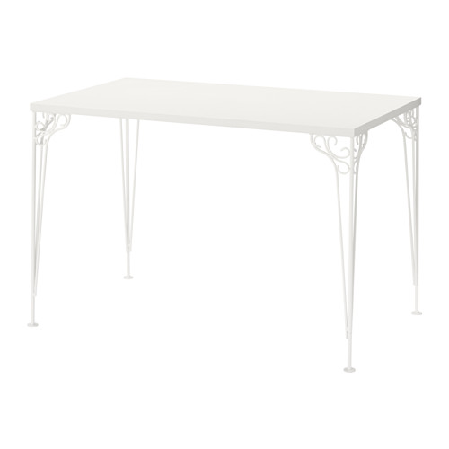 IKEA FALKHÖJDEN desk The melamine surface is durable, stain resistant and easy to keep clean.