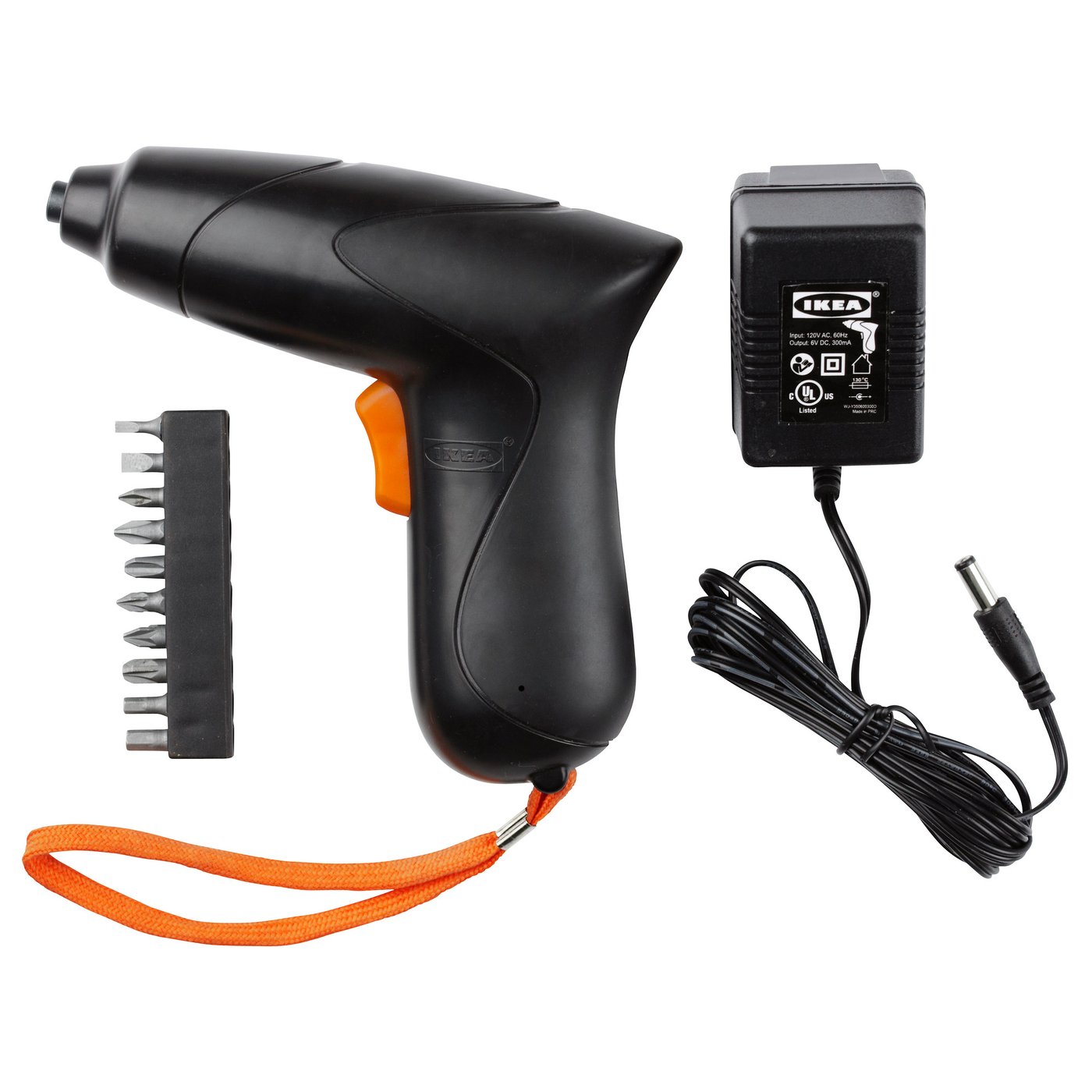 IKEA FIXA screwdriver, li-ion Cordless screwdriver with bit holder.