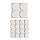 IKEA FIXA stick-on floor protectors set of 20