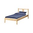 IKEA FJELLSE bed frame Made of solid wood, which is a hardwearing and warm natural material.