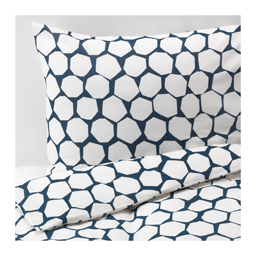 FLÖNG Quilt cover and 2 pillowcases 150x200/50x80 cm IKEA