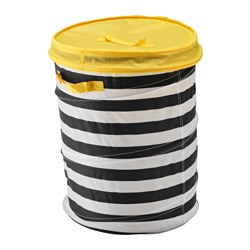IKEA FLYTTBAR basket with lid Press together to save space when not in use.